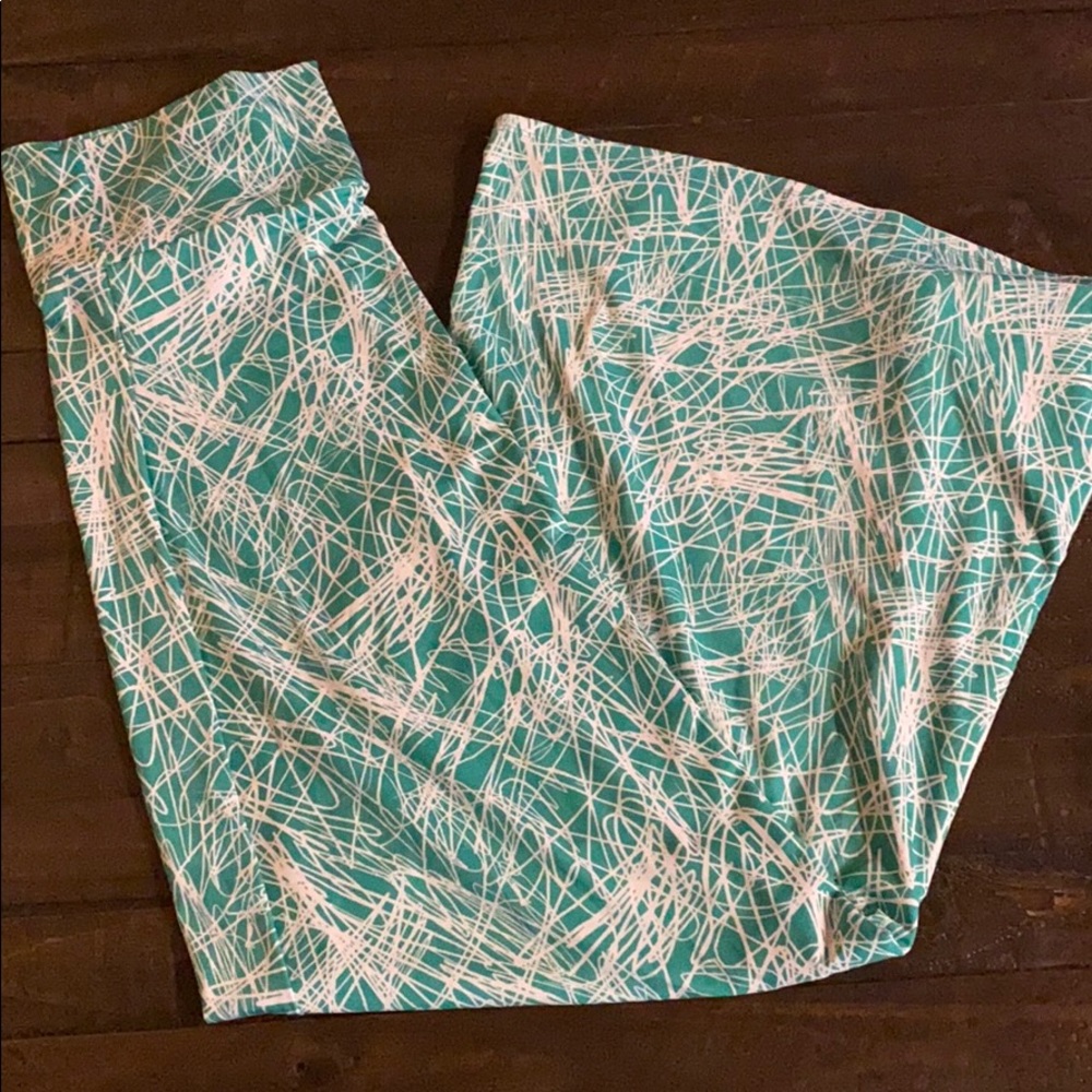 Maternity green maxi skirt